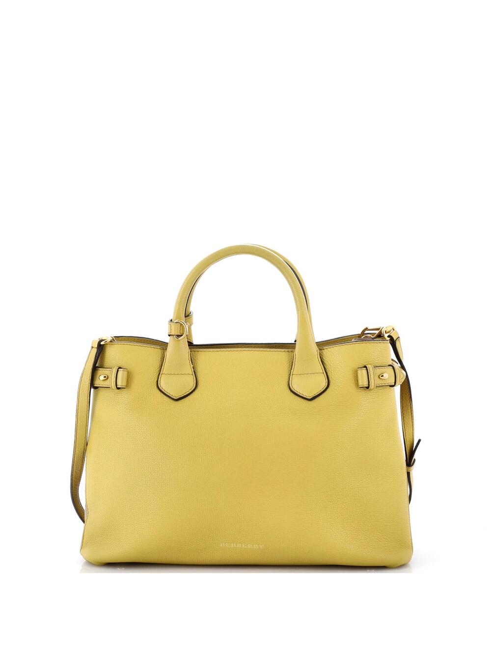 Burberry Banner Tote Leather And House #368773B76B